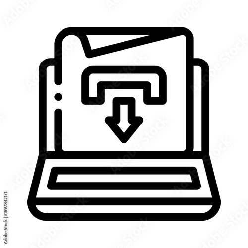 data entry line icon