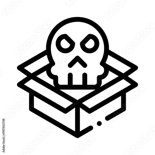 ransomware line icon