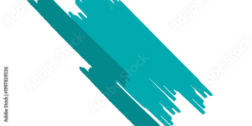 Paint grunge simple brush strokes frame isolated