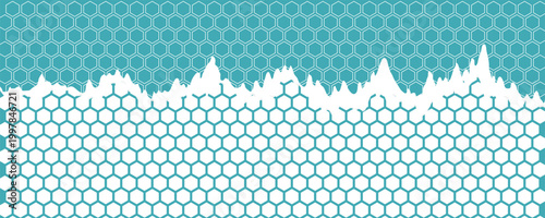 seamless torn paper edges, vector illustration