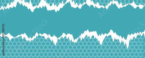 seamless torn paper edges, vector illustration