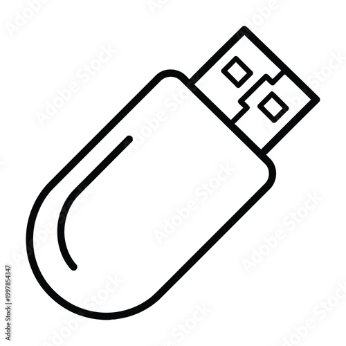 USB flash drive icon