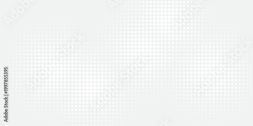 Dot white gray wave light technology texture background. Abstract big data digital concept.