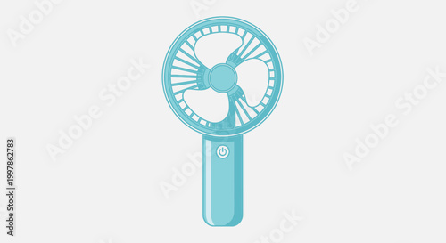 Portable handheld mini electric fan.