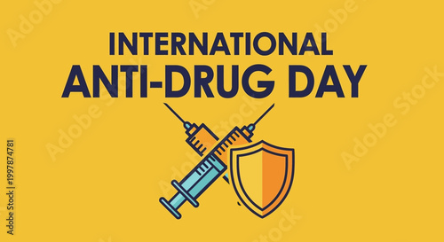 International Anti Drug Day awareness campaign.