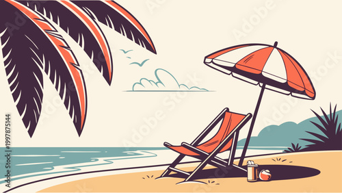 Tropical pineapple with sunglasses enjoying refreshing cocktail on sandy beach, bright summer holiday 3D render vector design.