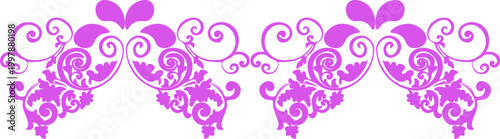 Floral pattern. wood carving pattern