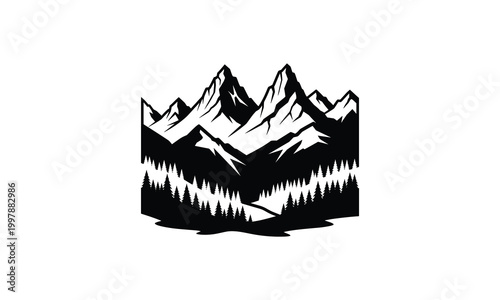 Two climbers ascending a rocky mountain