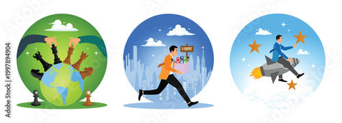 Global strategy and cooperation, the entrepreneur quit job, start new businesses to achieve success.