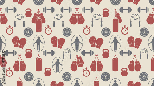 Medical and healthcare themed pattern featuring doctors, stethoscopes, pills and medical icons in a repeating seamless design.