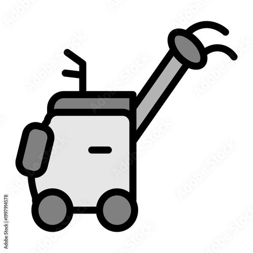 Golf Caddy Vector Filled Icon Design
