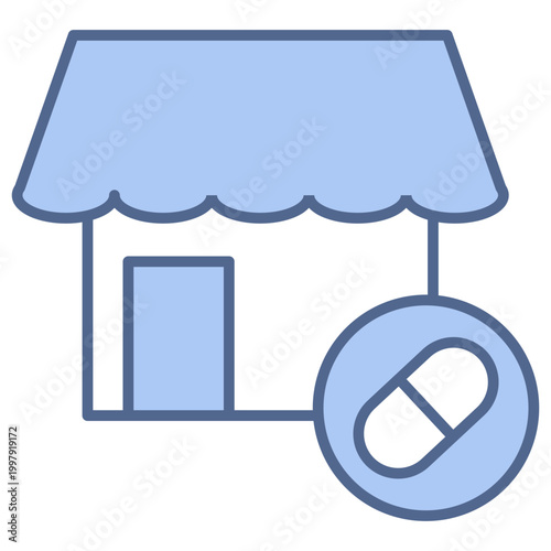Pharmacy Blue Icon