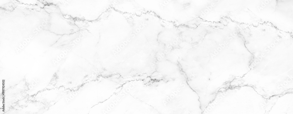 Obraz premium Marble granite white panorama background wall surface black pattern graphic abstract light elegant gray for do floor ceramic counter texture stone slab smooth tile silver natural.