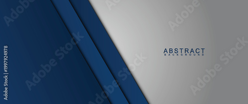 modern white and blue abstract background with geometric shapes,