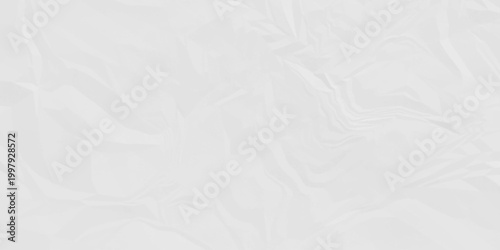 Fotografie White paper wrinkled texture for background space