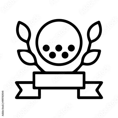 Golf Achievement Icon