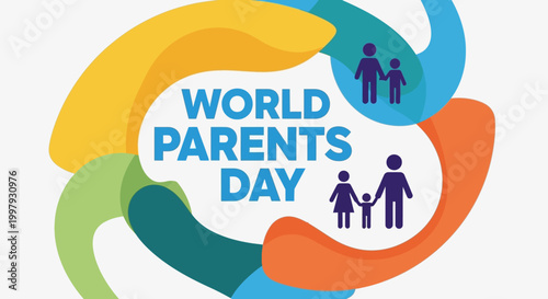 World Parents Day awareness campaign logo.