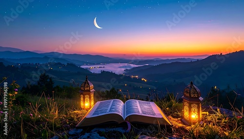 Sacred reading at twilight