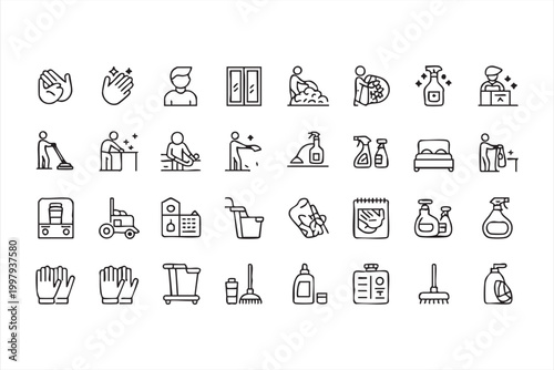 Electronics and semiconductor icons showing cpu chip circuit and digital technology systems