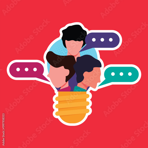 Tableau sur toile aspiration illustration design review product icon design complaint icon templat
