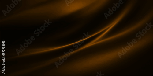 A luxurious golden silk background features smooth wavy curves and a flowing satin texture that creates an abstract motion design with soft light across the elegant fabric textile backdrop