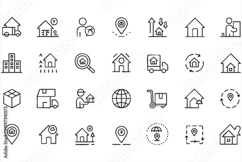 Medicine bottle icons set with pharmacy drug packaging and healthcare symbols