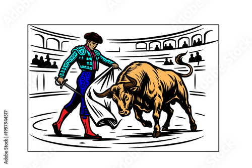 Bull Fight Icon