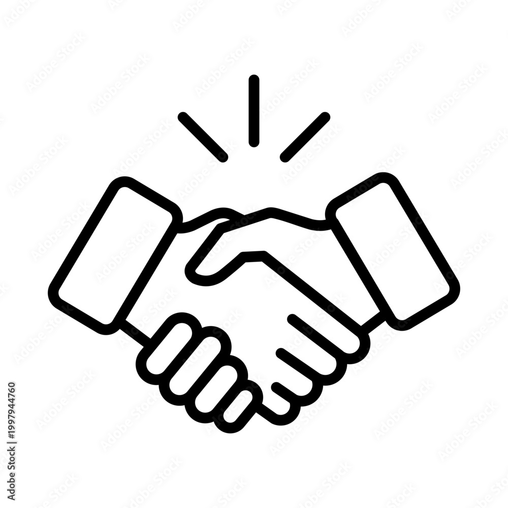 Fototapeta premium Partnership Icon