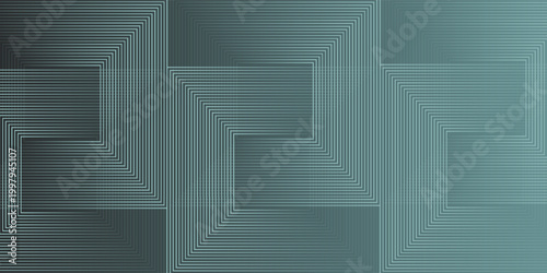 Dynamic turquoise neon hexagonal lines form a striking geometric pattern on a black background, evoking modern technology, futuristic design, and digital aesthetics