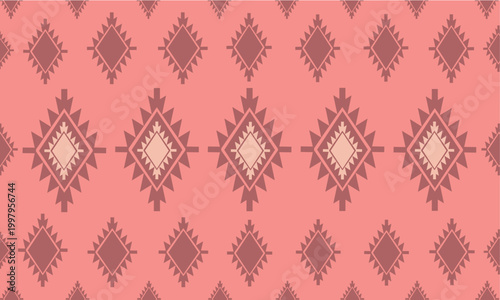 Pink Geometric Parttern