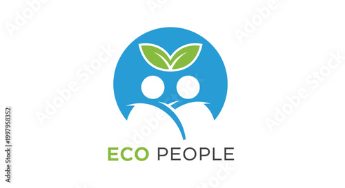 A vibrant logo design featuring silhouettes of people embracing beneath a leafy canopy high quality