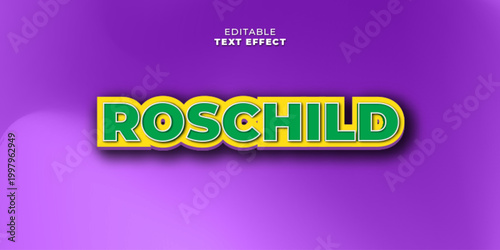 TEXT EFFECT 3D EDITABLE