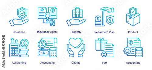 Investment and banking icon set with line icons for money,payment,transaction,ROI,and financial targets.Perfect for fintech,banking apps,and financial services.