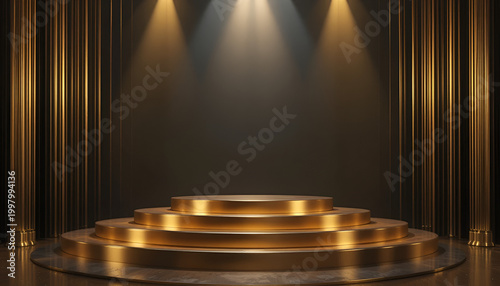Obraz na płótnie stage with spotlight