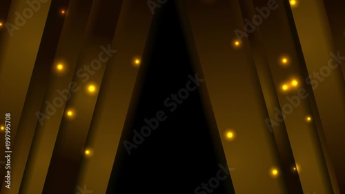Dark orange abstract geometric background with neon glowing light. Corporate retro motion design. Seamless loop. Video animation Ultra HD 4K 3840x2160