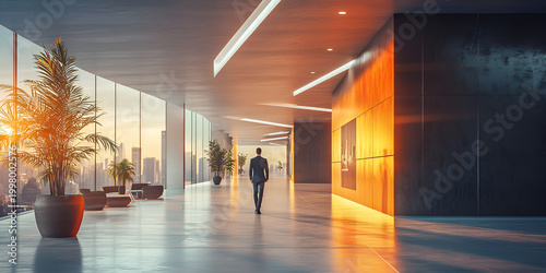 Company Leader Showcasing Innovation Path for Strategic Growth and Future Business Transformation