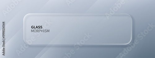 Frosted glass morphism frame with soft blur effect on liquid background. Abstract UI element for website interface, mobile application, modern graphic design, and digital media layout.