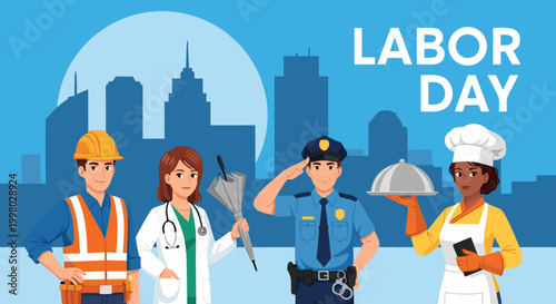 Celebrating Labor Day with Diverse Professionals A Salute to Hard Work and Dedication