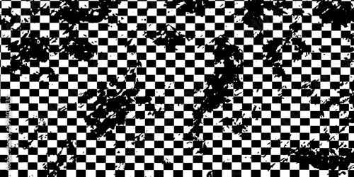 Abstract blurred fragment of a striped broken black and white piece of background.