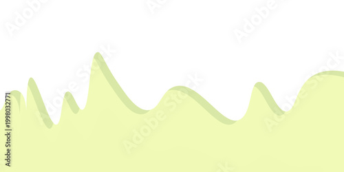 Melting and flowing green fruit syrup, cream, sauce, paint or glaze. Dripping matcha tea or mint pistachio ice cream.