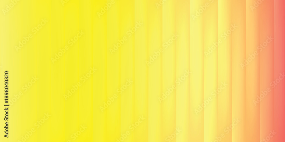 Fototapeta premium Minimalist Yellow Orange Background with Elegant Vertical Pleated Paper Texture and Gradient Folds