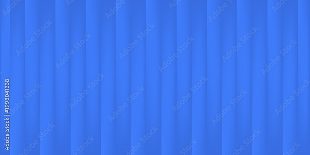 Obraz premium Modern Abstract Vibrant Blue Background with Elegant Vertical Pleated Paper Texture and Soft Gradient Folds
