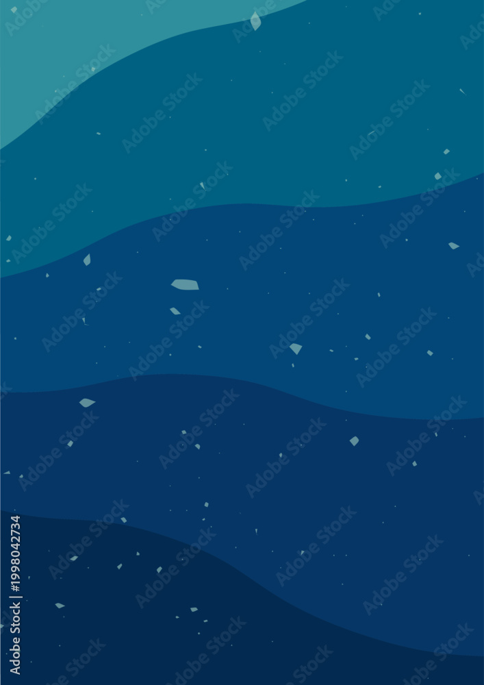 Fototapeta premium Groovy textured starburst blue poster.