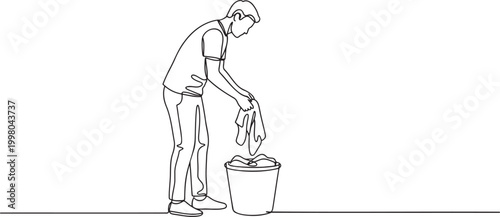 435_continuous line art man p_traced