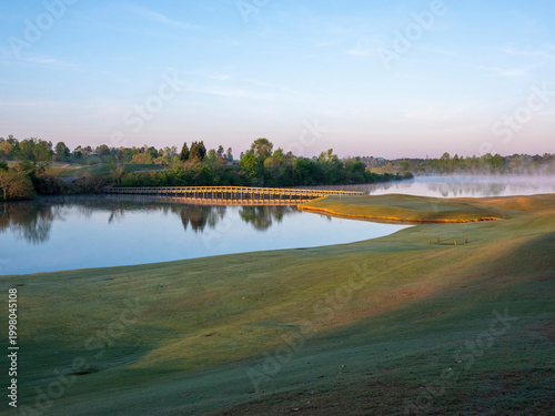 Fairway and cart bridge on Robert Trent Jones Golf Trail