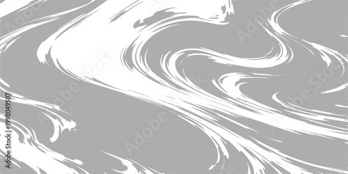An elegant interplay of fluid forms creates a mesmerizing visual symphony, resembling the gentle dance of clouds in the sky or the swirling currents of the ocean.