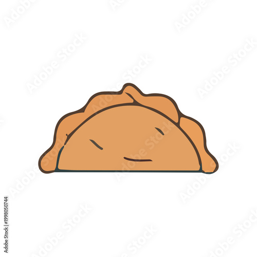 Hand Drawn Empanada Illustration