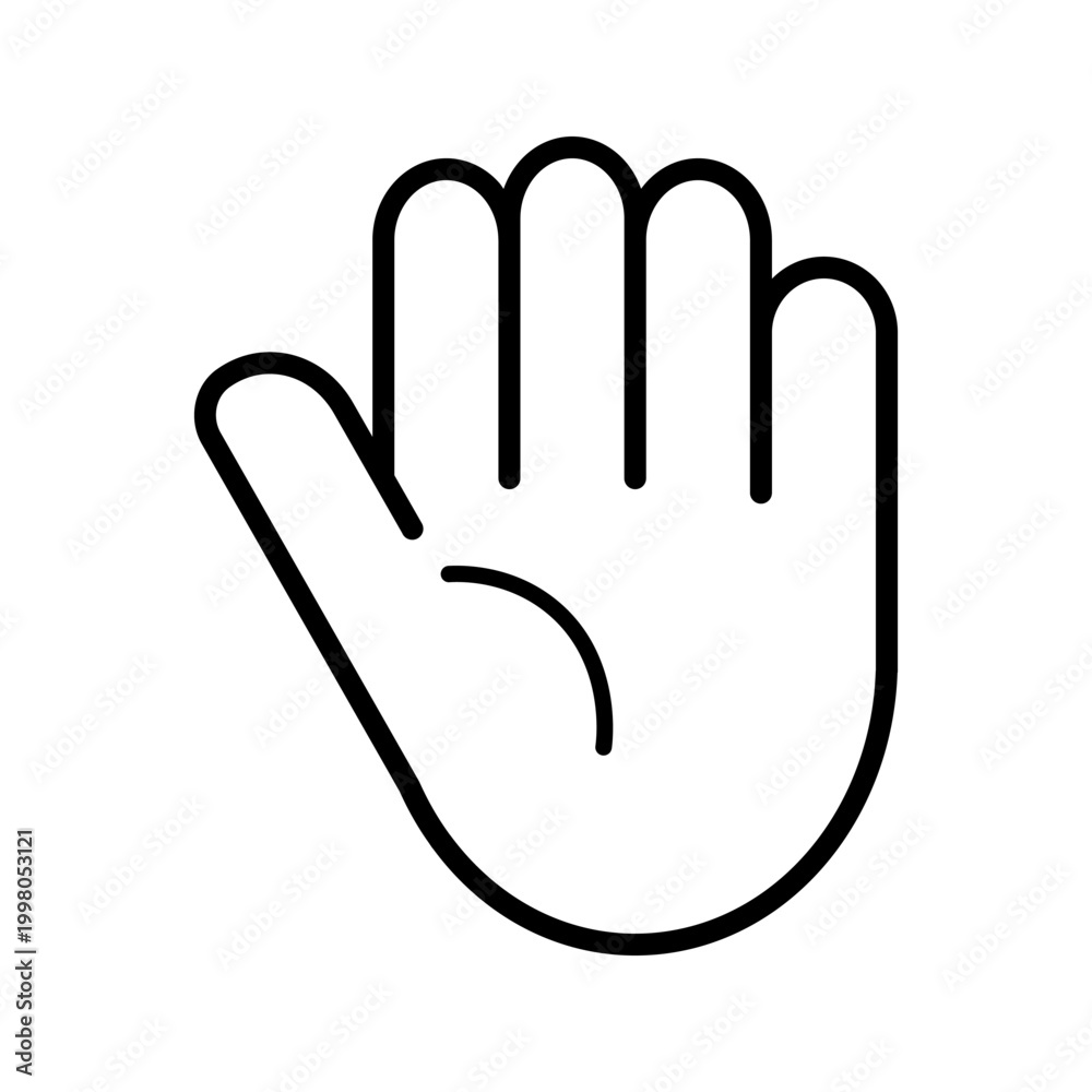 Obraz premium human hand icon graphic vector