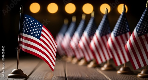 usa us united state america flag podium stage sign symbol decoration veteran election day november month independence government politic usa us united state america flag holiday history election day