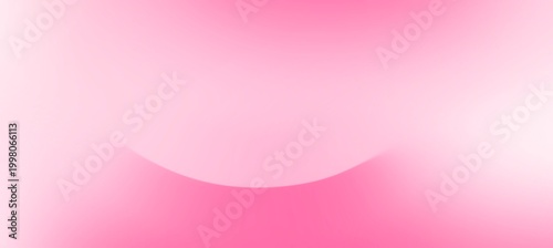 Minimalist Pastel Baby Pink to Hot Pink Soft Gradient Background with Smooth Curve